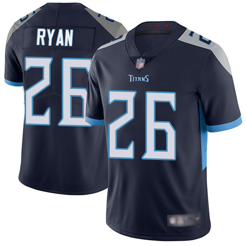Tennessee Titans Limited Navy Blue Men Logan Ryan Home Jersey NFL Football #26 Vapor Untouchable